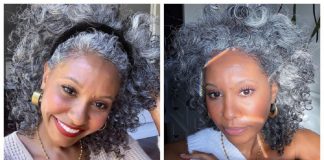 Influencer inspira mulheres a assumirem seus cabelos grisalhos