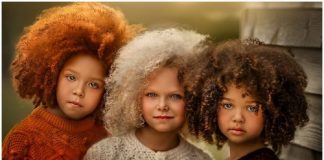 Fotógrafa captura a beleza única de crianças com cabelos cacheados