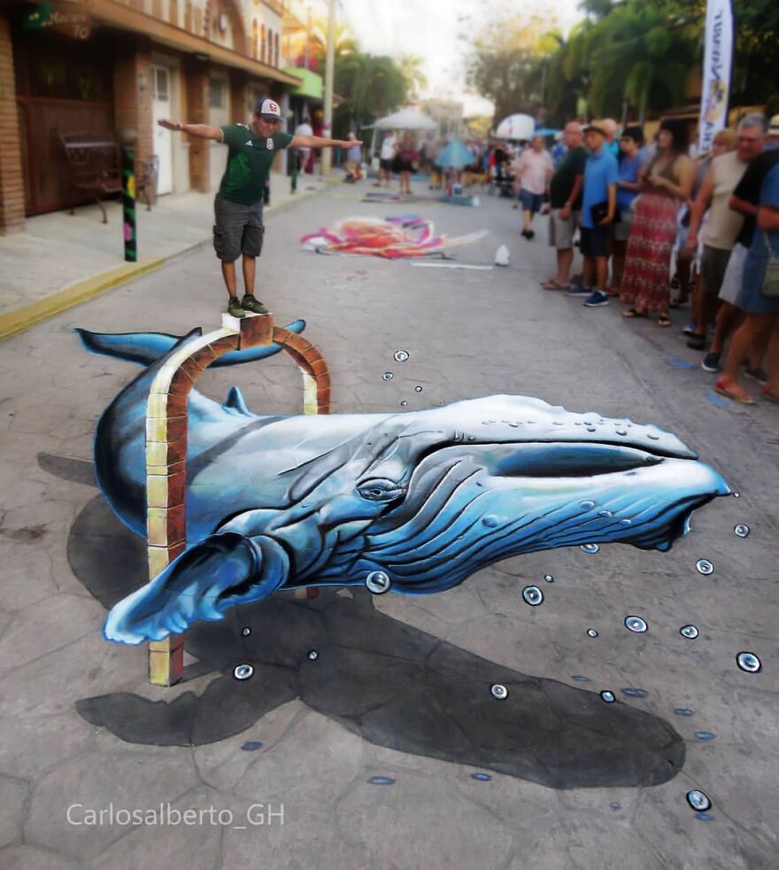 psicologiasdobrasil.com.br - Artista de rua mexicano cria incríveis ilusões de ótica 3D