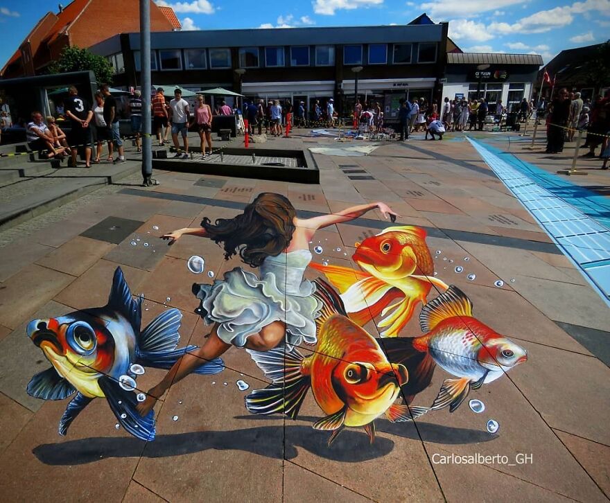 psicologiasdobrasil.com.br - Artista de rua mexicano cria incríveis ilusões de ótica 3D