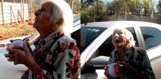 Vovó de 93 anos empina pipa pela primeira vez em anos e sua reação é adorável