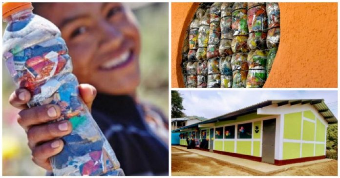 Comunidades na Guatemala constroem mais de 100 escolas com lixo não reciclável