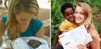 Mulher adota criança órfã de Uganda após 6 anos de luta. Gastou todas as suas economias para levá-lo para casa