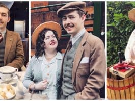 Casal vive como se estivesse na década de 1930; Eles têm uma casa, roupas e até um carro antigo