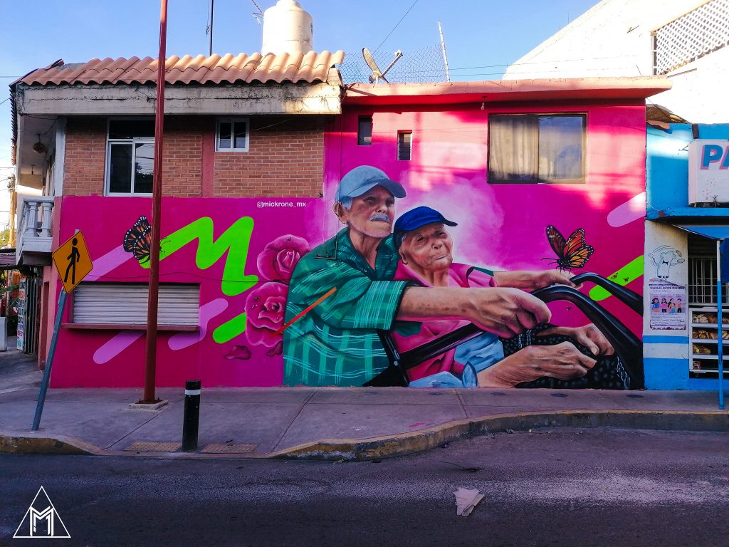 psicologiasdobrasil.com.br - Artista urbano eterniza em mural o amor entre dois idosos e viraliza