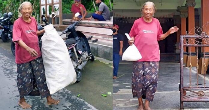 Para combater a fome em Bali, homem oferece alimentos em troca de lixo plástico