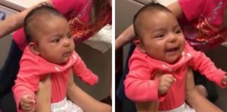 Bebê de 3 meses tem a melhor reação ao ouvir a voz da mãe pela primeira vez (VÍDEO)