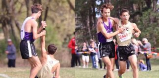 Atleta ajuda competidor a terminar corrida após desmaio