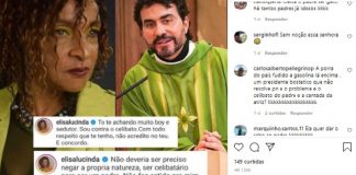 Elisa Lucinda se desculpa por duvidar de celibato de padre Fábio de Melo: “Errei”