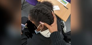 Professora relata gesto de cuidado com aluna negra que teve o penteado bagunçado pela chuva