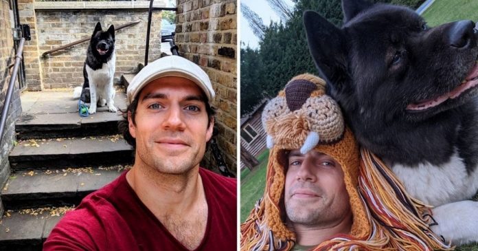 Henry Cavill diz que seu cachorro, Kal, salvou sua saúde mental