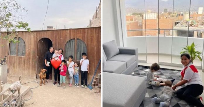 Jogador de futebol deu apartamento para babá que vivia em uma casa em mau estado