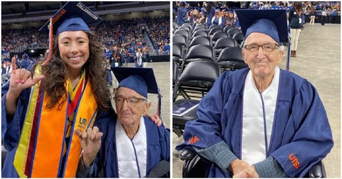 “Objetivos de Família!”: Avô de 87 anos se formou na faculdade junto com a neta