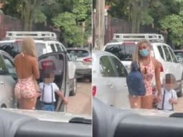 Irmã defende musa fitness criticada por deixar filho na escola com roupa de ginástica: “Inveja”