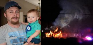 Homem avista casa em chamas e se arrisca para salvar mãe e filho presos no local