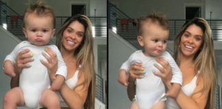 Internautas se chocam com tamanho de bebê e mãe esclarece: “Não é edição, esse é o tamanho dele!”