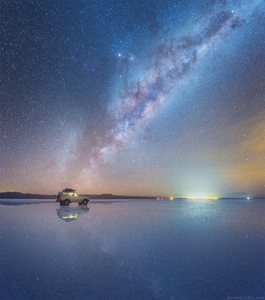 psicologiasdobrasil.com.br - Fotógrafo captura fantásticas imagens da Via Láctea refletidas no maior deserto de sal do mundo