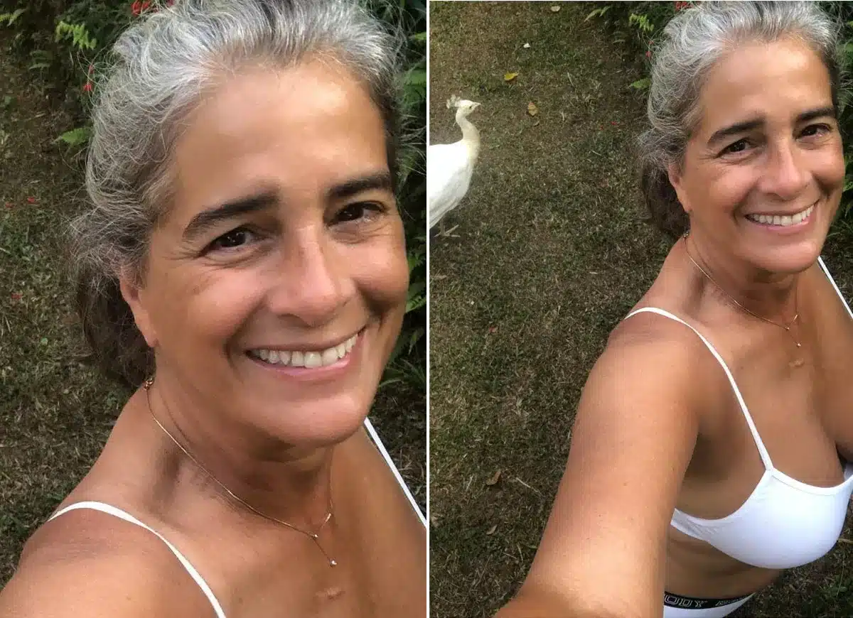 psicologiasdobrasil.com.br - Musa dos anos 80, L&uacute;cia Ver&iacute;ssimo exibe beleza natural aos 63 anos