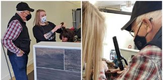 Homem de 79 anos fez aula para aprender a fazer cabelo e maquiagem da esposa