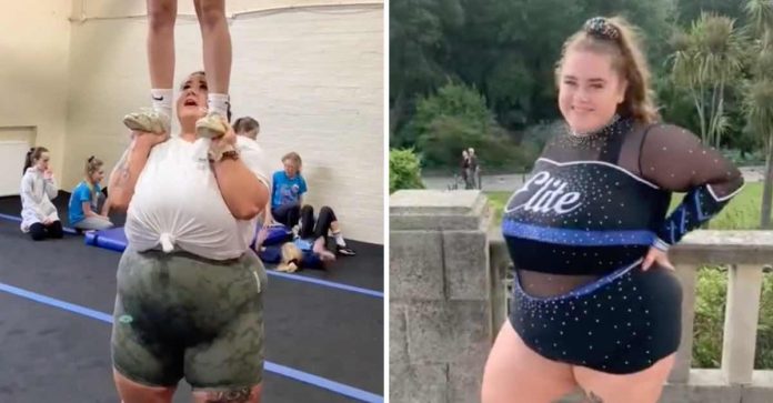 “O esporte não tem tipo de corpo”: adolescente plus size quebra estereótipos como líder de torcida