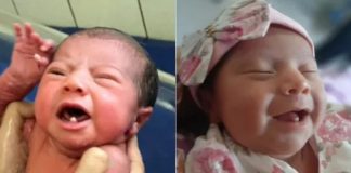 Bebê nasce com dois dentinhos e encanta a web; veja o vídeo!