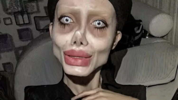 psicologiasdobrasil.com.br - 'Angelina Jolie zumbi' deixa prisão e revela seu verdadeiro rosto sem edições