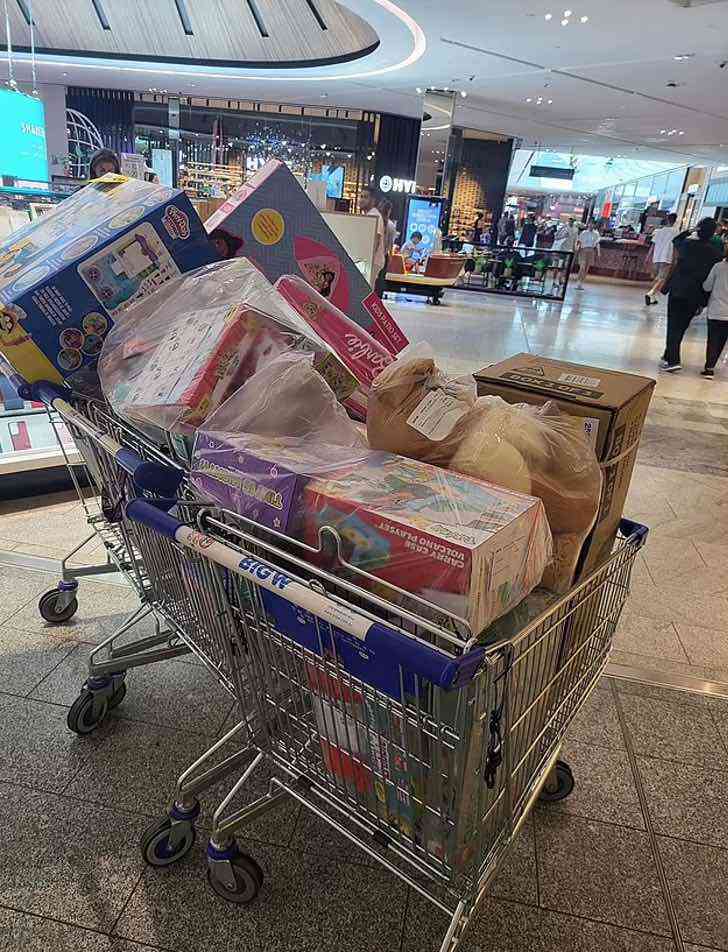 psicologiasdobrasil.com.br - Mãe é criticada por encher 3 carrinhos de compras com brinquedos para sua filha: 'Excesso de mimo'