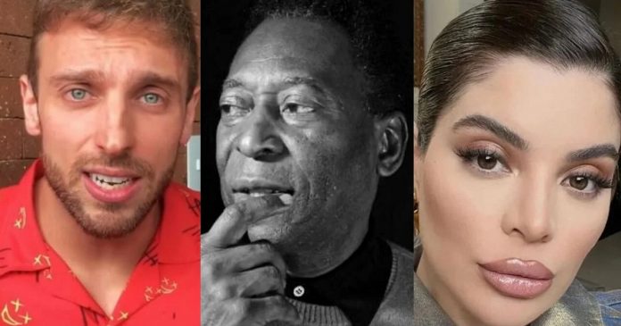 Leo Lins é criticado ao fazer piada relacionando GKay ao falecimento de Pelé