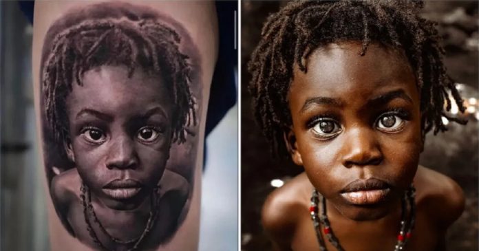 Menino tem foto usada em tatuagem sem permissão da família; mãe quer pedir remoção