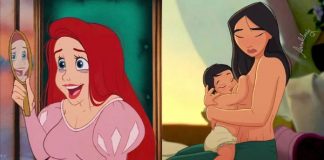 Ilustradora reimagina as princesas da Disney enfrentando maternidade real