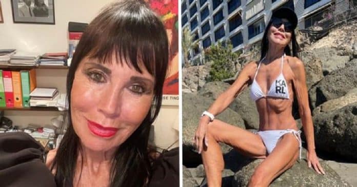 Mulher de 75 anos quebra estereótipos de idade posando de biquíni: “Não sou velha!”