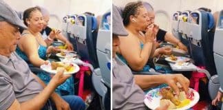 Mulher leva frango frito e batata para família não passar fome durante o voo
