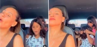 Viralizou: Mãe com ‘terapia em dia’ canta enquanto filhas brigam dentro do carro