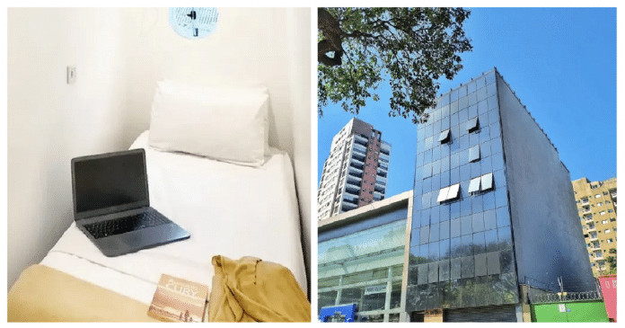 Descubra o menor quarto de hotel de São Paulo: Apenas 3 m² e diárias de R$ 79; veja por dentro