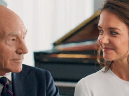 Katie Holmes e Patrick Stewart emocionam o público em filme sensível sobre o envelhecimento