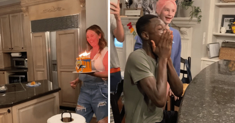 psicologiasdobrasil.com.br - Meninos recentemente adotados se emocionam com primeiro bolo de anivers&aacute;rio da vida