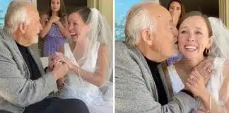 Pai com Alzheimer reconhece a filha no dia do casamento dela: “Meu melhor presente”