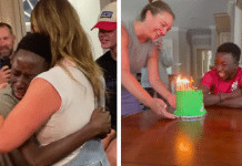 Meninos recentemente adotados se emocionam com primeiro bolo de aniversário da vida