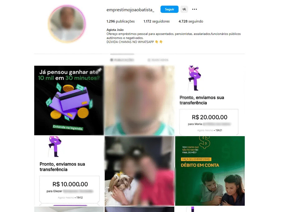 psicologiasdobrasil.com.br - V&iacute;tima de falso agiota no Instagram diz ter ca&iacute;do em golpe quatro vezes