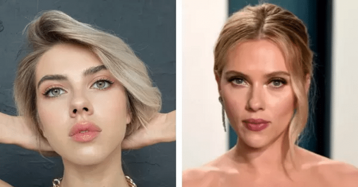 Sósia de Scarlett Johansson diz que odeia ser parecida com a atriz