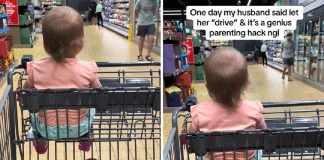 Pai revela truque simples para evitar birra da filha no supermercado