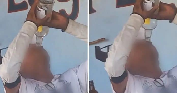 Homem falece após virar garrafa de cachaça para ganhar aposta