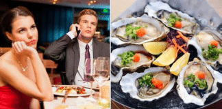 Mulher pede 48 ostras no primeiro encontro e homem “sai de fininho” para não pagar a conta