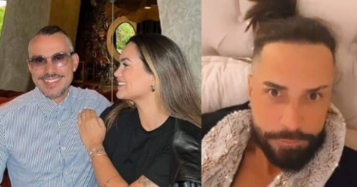 Latino deixa recado para marido de Kelly Key em foto postada por sua filha