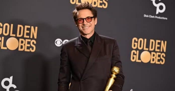 Robert Downey Jr preocupa fãs ao dizer que foi medicado ao Globo de Ouro 2024