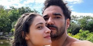 Caio Blat comenta beijo da esposa, Luisa Arraes, em cantor: “Acho ótimo”