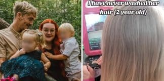 Mãe diz que nunca lavou cabelo da filha de 2 anos: “Não farei isso até que ela chegue à puberdade”