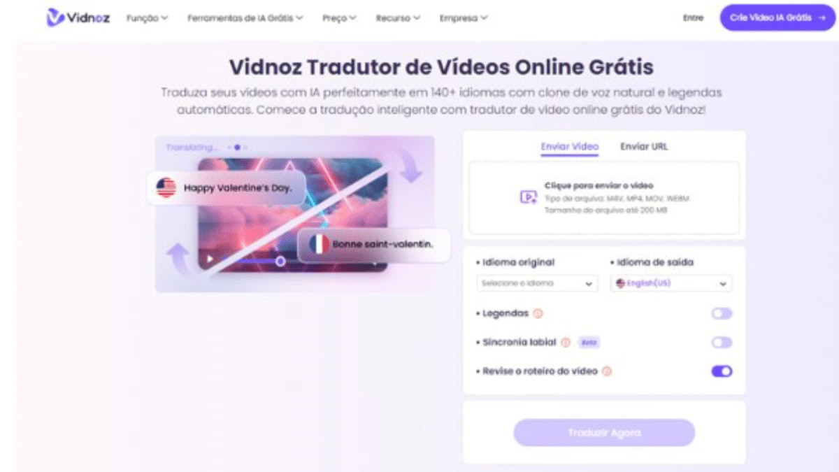 psicologiasdobrasil.com.br - Revis&atilde;o de Vidnoz: Aplica&ccedil;&atilde;o de IA em Campos de V&iacute;deo, Imagens e Voz