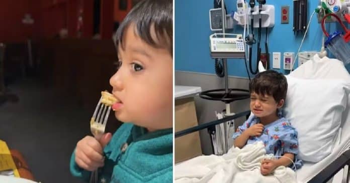 Mãe faz alerta após filho de 3 anos sofrer grave reação alérgica durante viagem aos EUA