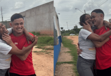 Jovem comove a web ao mostrar seu apoio para resgatar mãe da dependência química Willian e sua mãe. Crédito: Reprodução Instagram/@willian_ofc_00